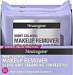 2-Pack 25-Count Neutrogena Makeup Remover Night Calming Cleansing Towelettes $6.41