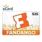 $25 Fandango eGift Card $20