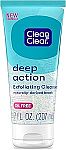 7 Oz Clean & Clear Deep Action Exfoliating Cleanser $3.99