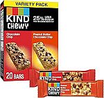 20-Ct KIND Chewy Granola Bars Variety Pack $5