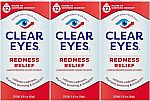 3-Pack 0.5-Oz Clear Eyes Drops $4.88