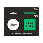2X Uber $50 eGift Cards $75