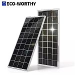 ECO-WORTHY 100W Monocrystalline Solar Panel $44 and more