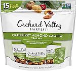 15-Pack 1oz Orchard Valley Harvest Cranberry Almond Cashew Trail Mix $6.87