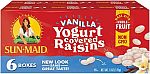 6-pack 1 oz Sun-Maid Vanilla Yogurt Coated Raisins $2.15