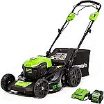 Greenworks 40V 21" Brushless (Self-Propelled) Lawn Mower 5.0Ah Battery + Charger $269