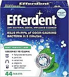 44 Count Efferdent Retainer Cleaning Tablets $1.31