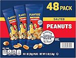 48 Pack PLANTERS Salted Peanuts 1oz Bags $6.28