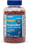 1000 Count Amazon Basic Care Ibuprofen Tablets $9.74