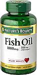 145 Ct Nature's Bounty Fish Oil 1000mg $3.36