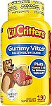 190 Counts L’il Critters Gummy Vites Daily Gummy Multivitamin for Kids $5.49