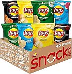 40-Ct 1Oz Lay's Potato Chips Variety Pack $13