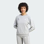 adidas women's essentials 3-stripes fleece sweatshirt $11