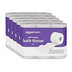 30-Pack 340 Sheets Amazon Basics Soft and Strong 2-Ply Toilet Paper $19.44