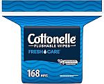 168-Count Cottonelle Fresh Care Flushable Wet Wipes $3.85