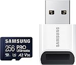 256GB SAMSUNG PRO Ultimate microSD (up to 200 MB/s) $25