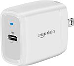 Amazon Basics 30W One-Port GaN USB-C Wall Charger $6.99