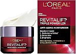 1.7 oz L'Oreal Paris Revitalift Triple Power Anti-Aging Face Moisturizer $15