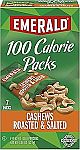 7-Ct 0.62 Oz Emerald Nuts Roasted and Salted Cashews $3