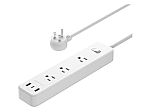 AmazonBasics 5ft 3 Outlet 3 USB Port Power Strip Extension Cord $6.99 and more