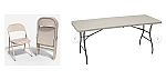 Staples 4-pack Folding Chair and Folding Table $99.99