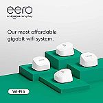4-pack Amazon eero 6+ mesh Wi-Fi router $199.99