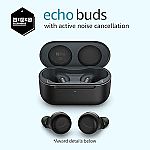 Amazon Echo Buds with Active Noise Cancellation (2021 release, 2nd gen) $35