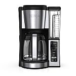 Ninja 12-Cup Stainless Steel Coffee Maker, Glass Carafe, CE250 $59