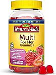 150-Count Nature Made Women's Multivitamin Gummies $5