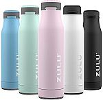 ZULU Ace Vacuum Insulated Stainless Steel Water Bottle with Chug Spout 24 fl oz $6.99