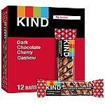 12-Count 1.4-Oz KIND Bars (Dark Chocolate Cherry Cashew) 2 for $16.35 