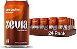 24-Pack 12-oz Zevia Zero Calorie Soda (Ginger Root Beer) $13.70