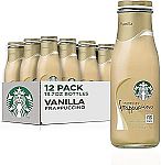 12-pack Starbucks Frappuccino Coffee Drink, Vanilla 13.7 fl oz Bottles $24.86