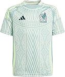adidas Kids' Mexico 24 Away Jersey (Linen Green) $16 (Reg $80) + Free Shipping