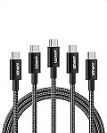 5-Pack Anker USB C to USB C Cable $14