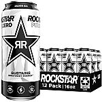 12-Count 16-Oz Rockstar Pure Zero Energy Drink w/ Caffeine & Taurine $11.40