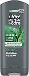 13.5 Oz DOVE MEN + CARE Reviving Minerals & Sage Body and Face Wash $2.39