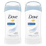 2-Count 2.6-Oz Dove Women's Invisible Solid Antiperspirant Deodorant Stick $3.54