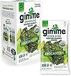 5 Count gimMe Grab & Go  Organic Roasted Seaweed Sheets $2.79