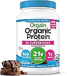 2-Lb Orgain Organic Vegan Protein + 50 Superfoods Powder $12 and more