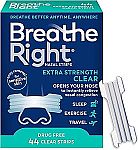 44-Count Breathe Right Nasal Strips (Extra Strength, Clear) $9.36 (Reg $19.99)
