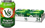24-Pack 11.5-Oz V8 Original 100% Vegetable Juice $9.44