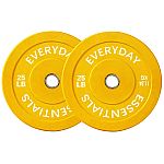 BalanceFrom Olympic Bumper Plate Weight Plate, 25 lbs Pair $22.88