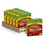 6-Pack 6.5-Oz Nature Valley Wafer Bars (Peanut Butter Chocolate) $11.20