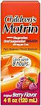Motrin Children's Pain Reliever and Fever Reducer, 4 fl oz $4.19