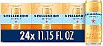 24-pack 11.15-Oz S.Pellegrino Essenza Mineral Water (Tangerine Wild Strawberry) $9.43