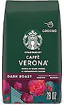 28-Oz Starbucks Ground Dark Roast Coffee (Caffè Verona) $9.30