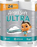 6 Mega Rolls Angel Soft Toilet Paper $3.74