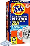 5-pack Tide Washing Machine Cleaner $7.52