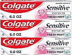 3-Pack 6-Oz Colgate Maximum Strength Whitening Toothpaste for Sensitive Teeth (Fresh Mint) $7
